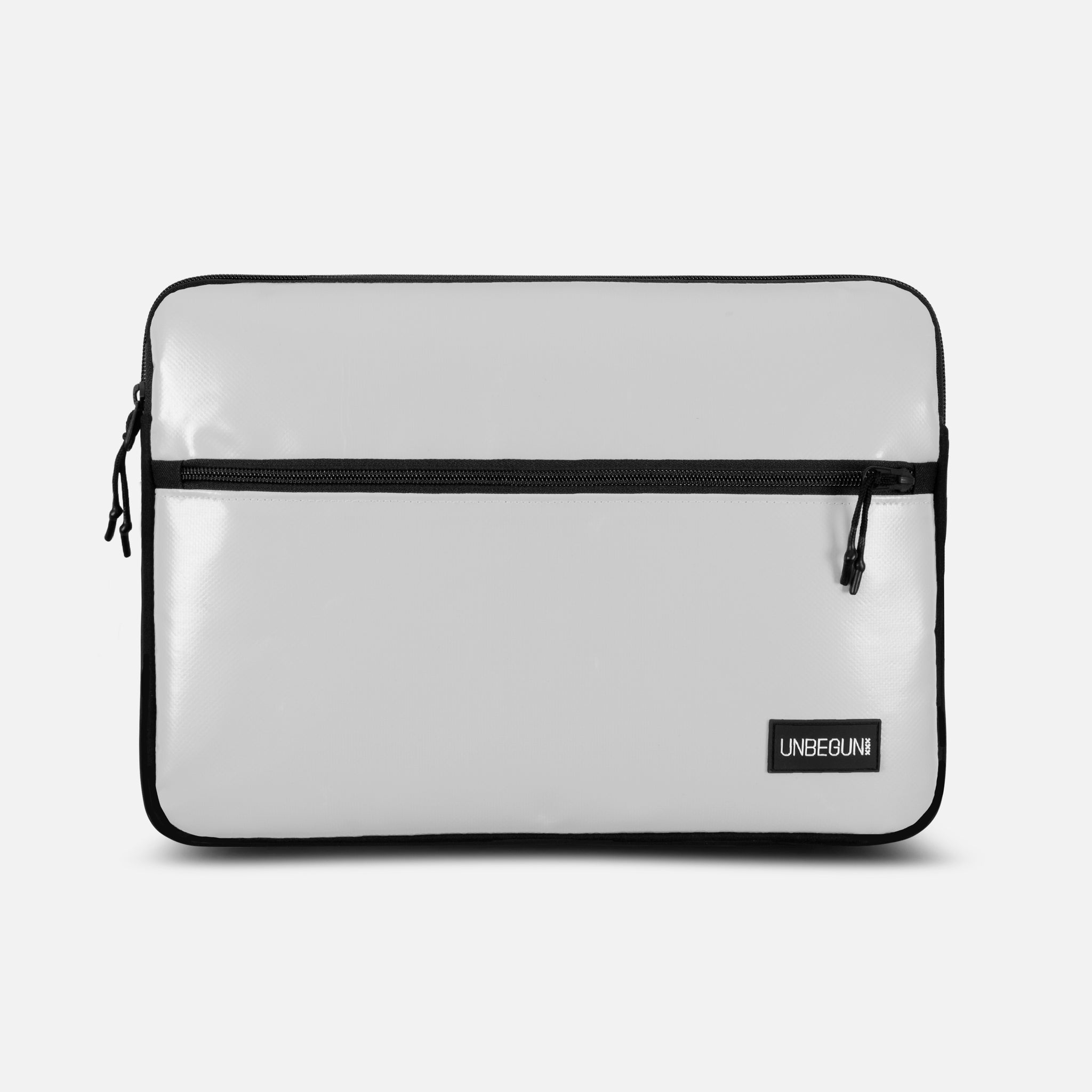 LAPTOP CASE WITH FRONT COMPARTMENT (LIGHT GREY)